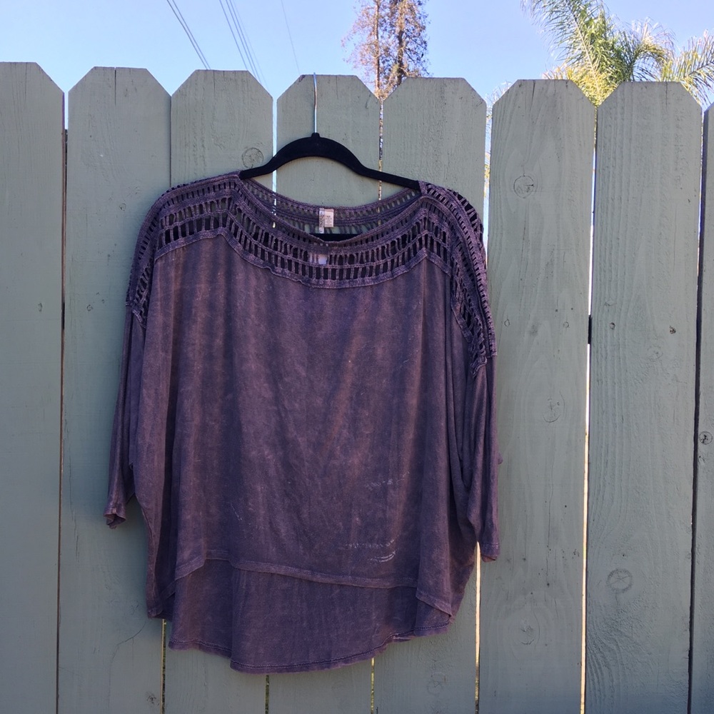 JC Fits crocheted top